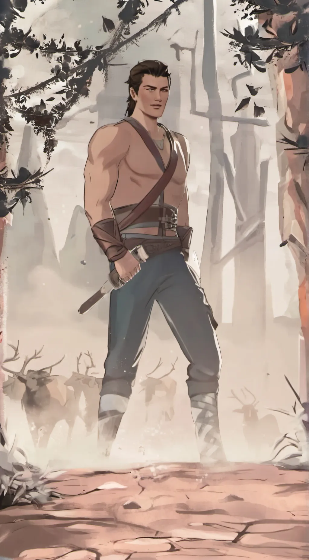 ai character: Johnny  background