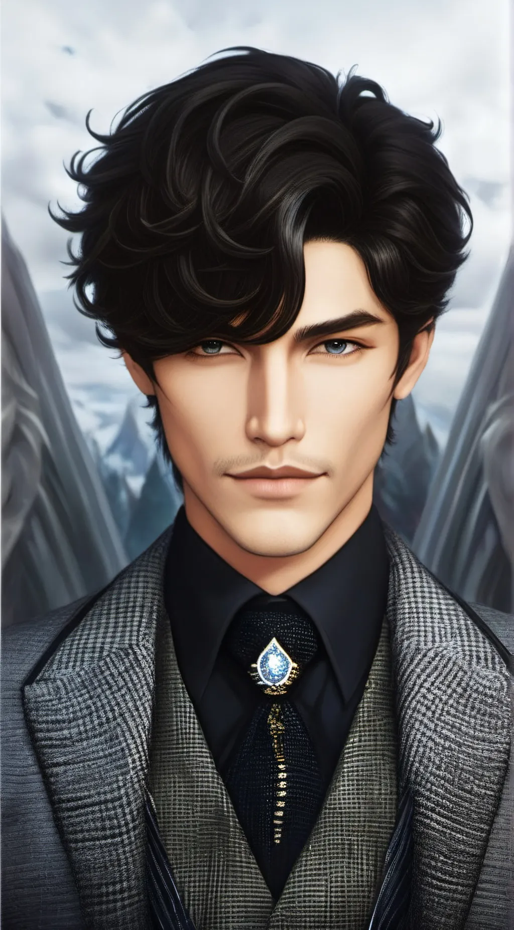 ai character: Valentino Medici  background