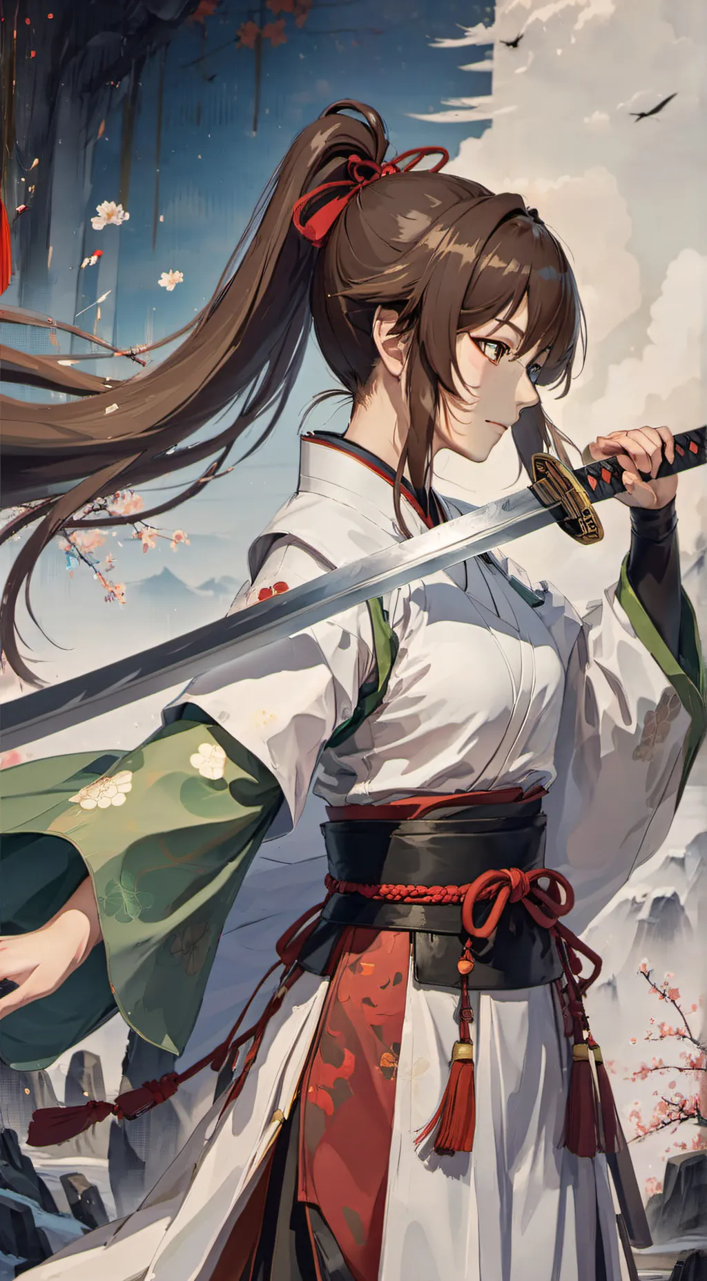 ai character: Sagiri background