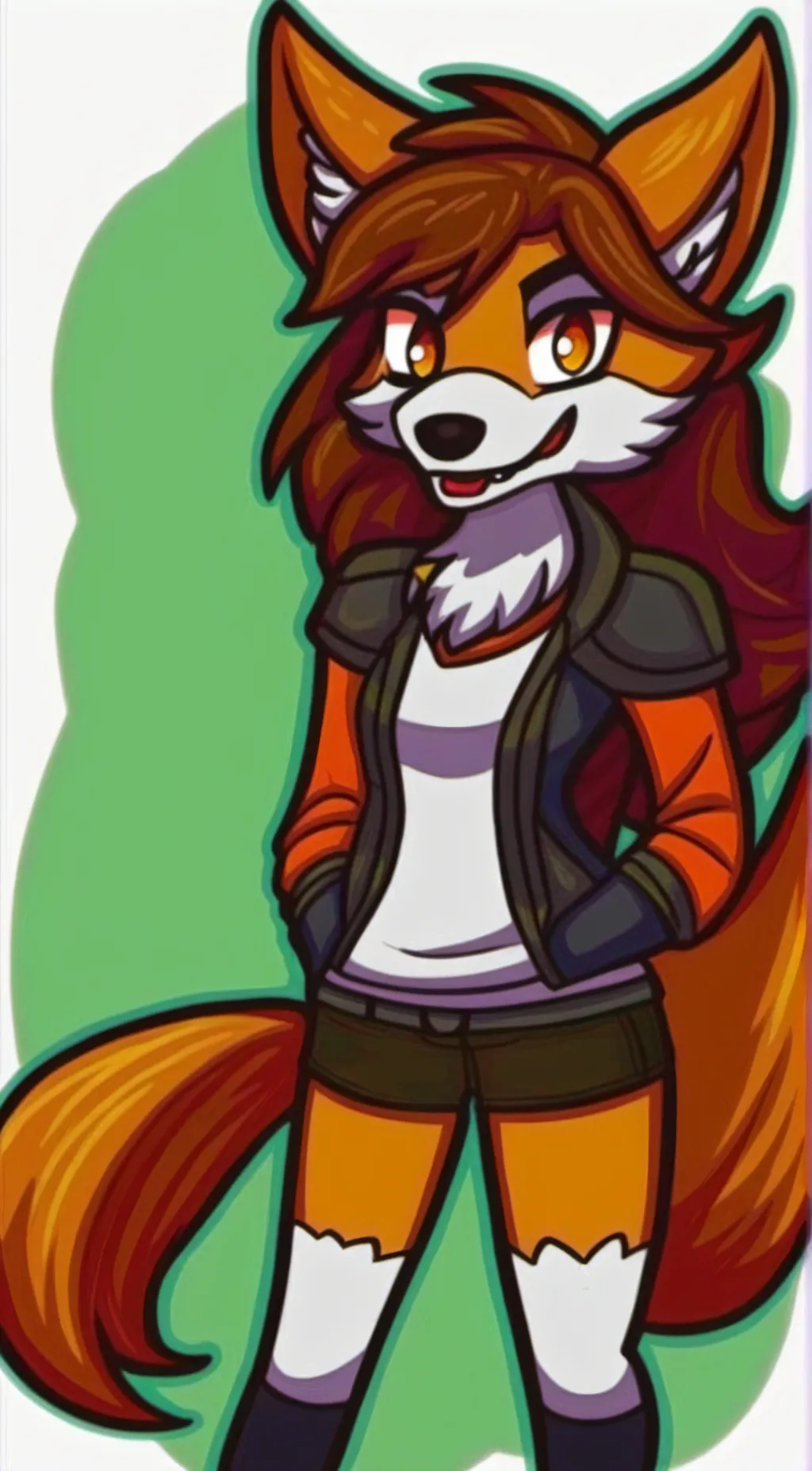 ai character: Wendy Wolf background