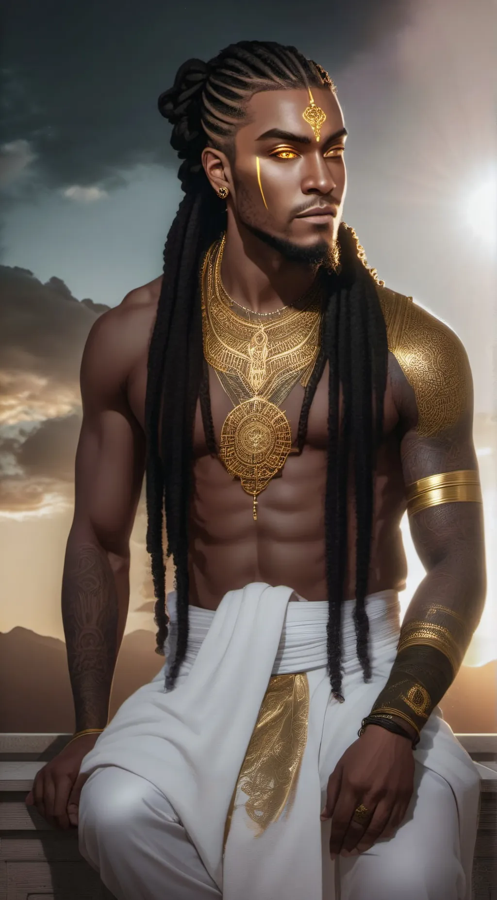 ai character: Apollo background