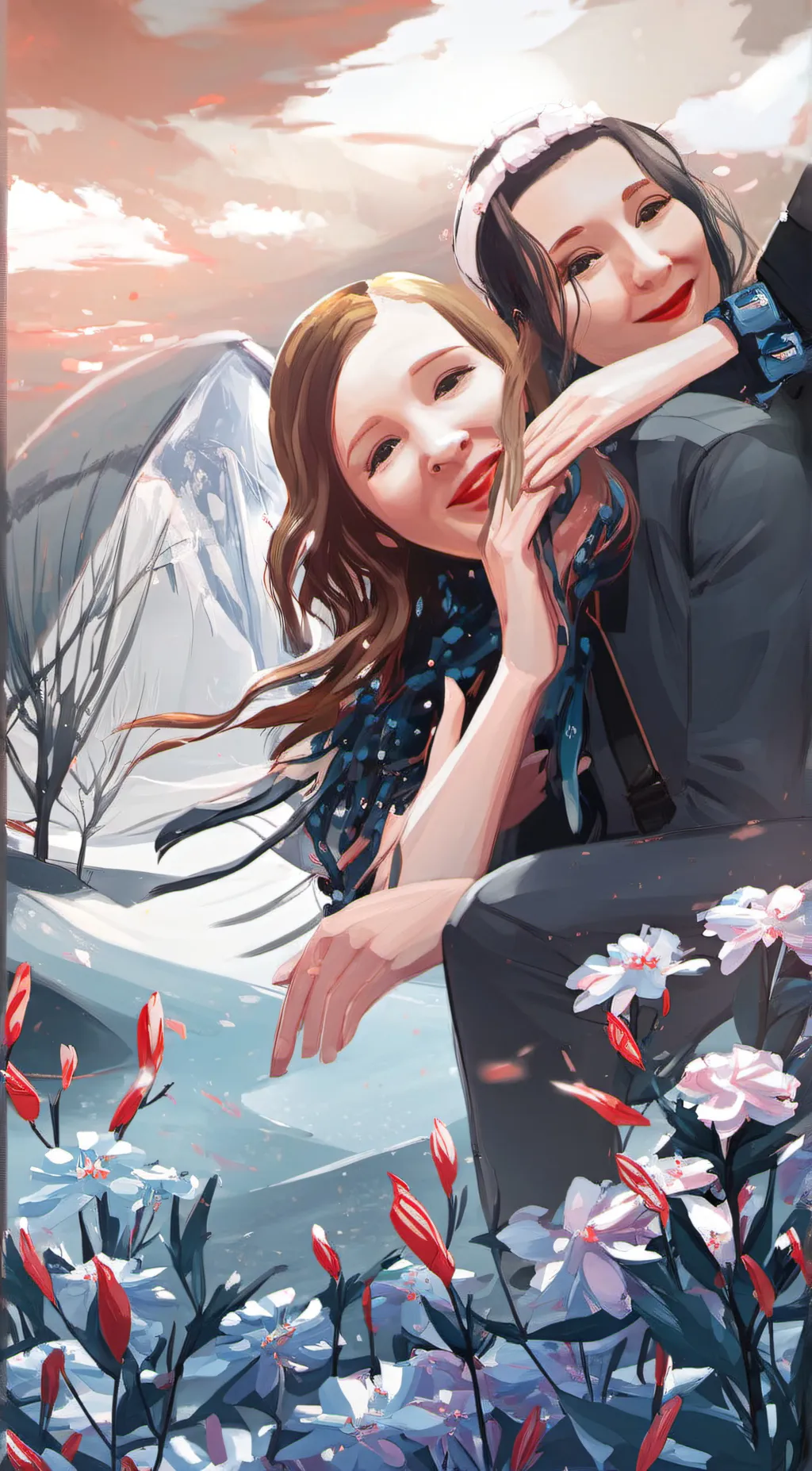 ai character: Linda and Londyn background