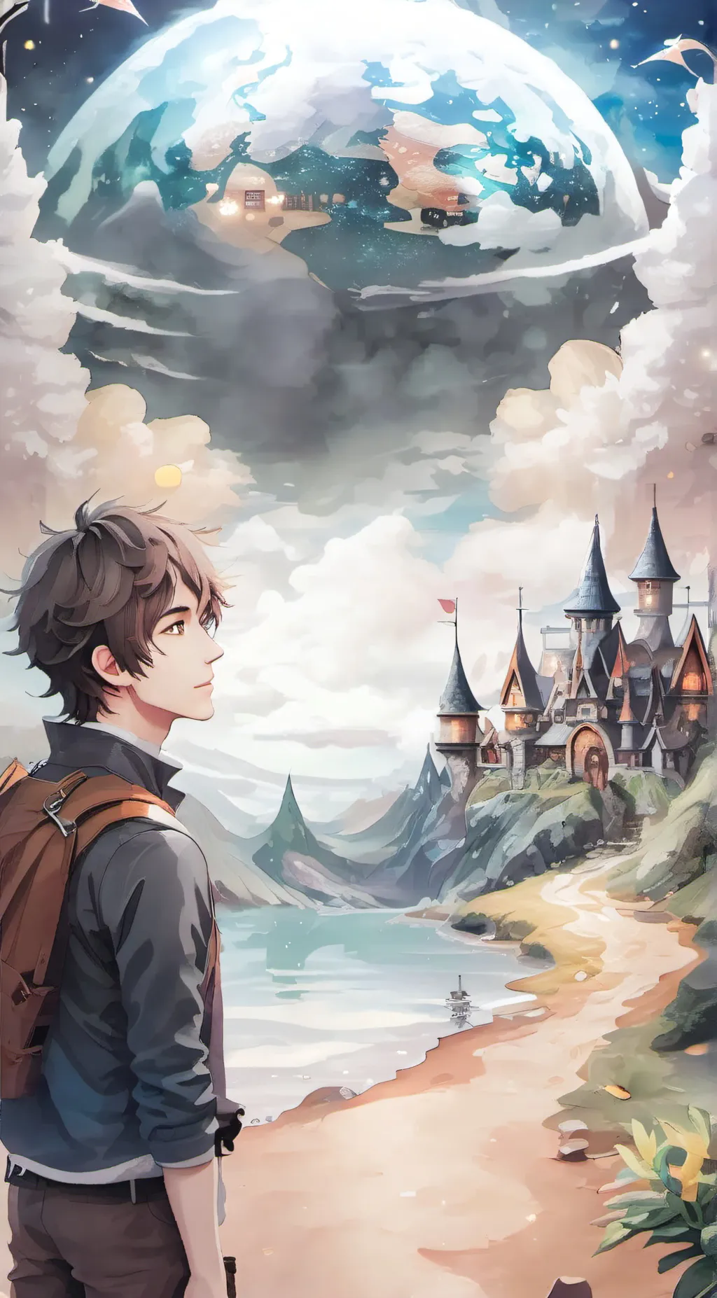 ai character: Fantasy RPG background