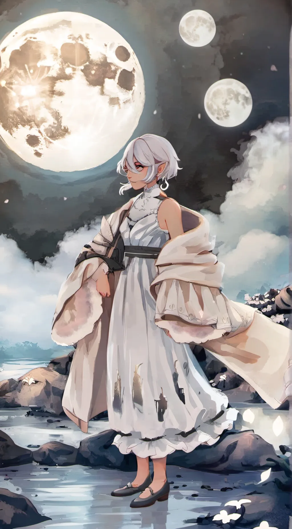 ai character: Blu background