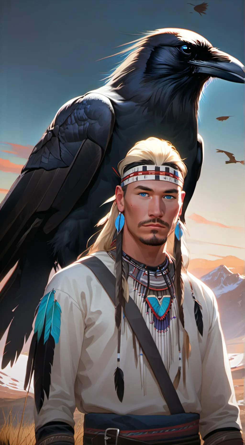 ai character: Chief Raven background