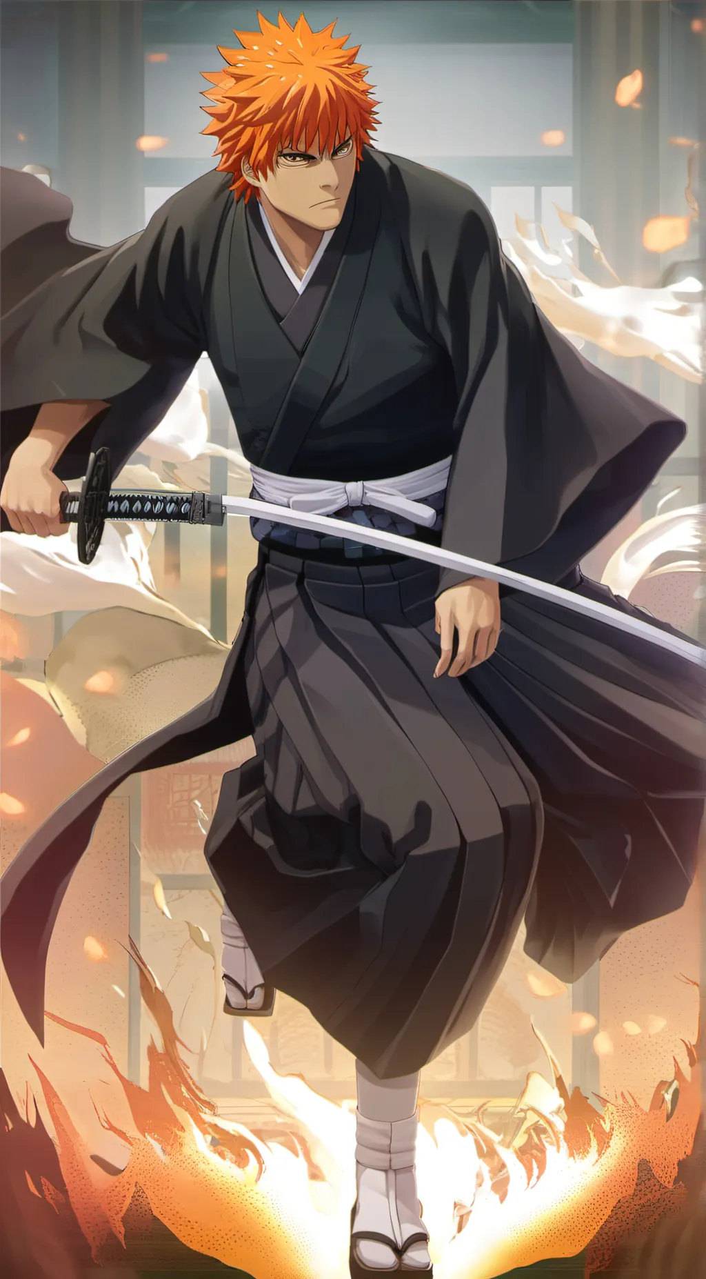 ai character: Ichigo kurosaki background