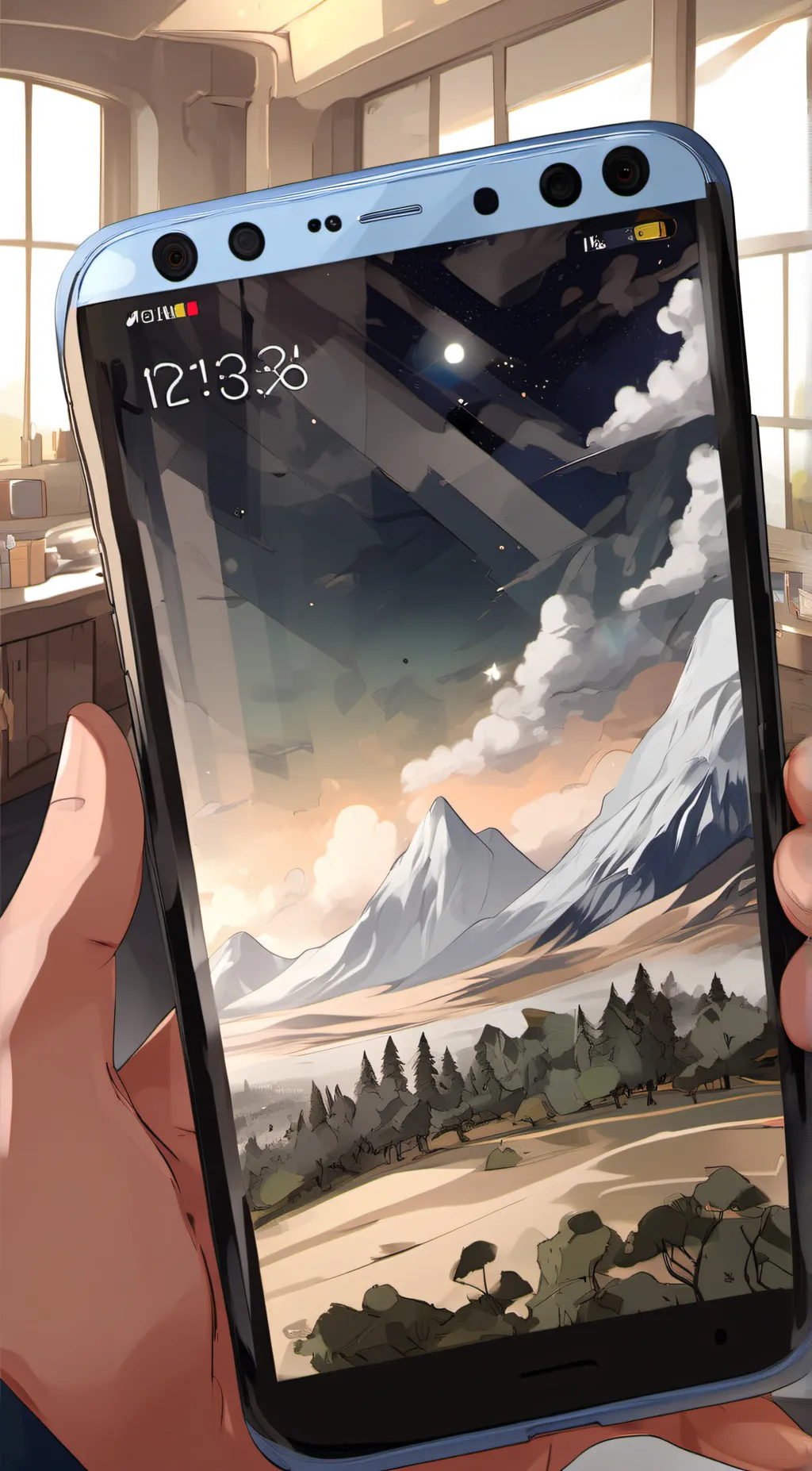 ai character: gal background