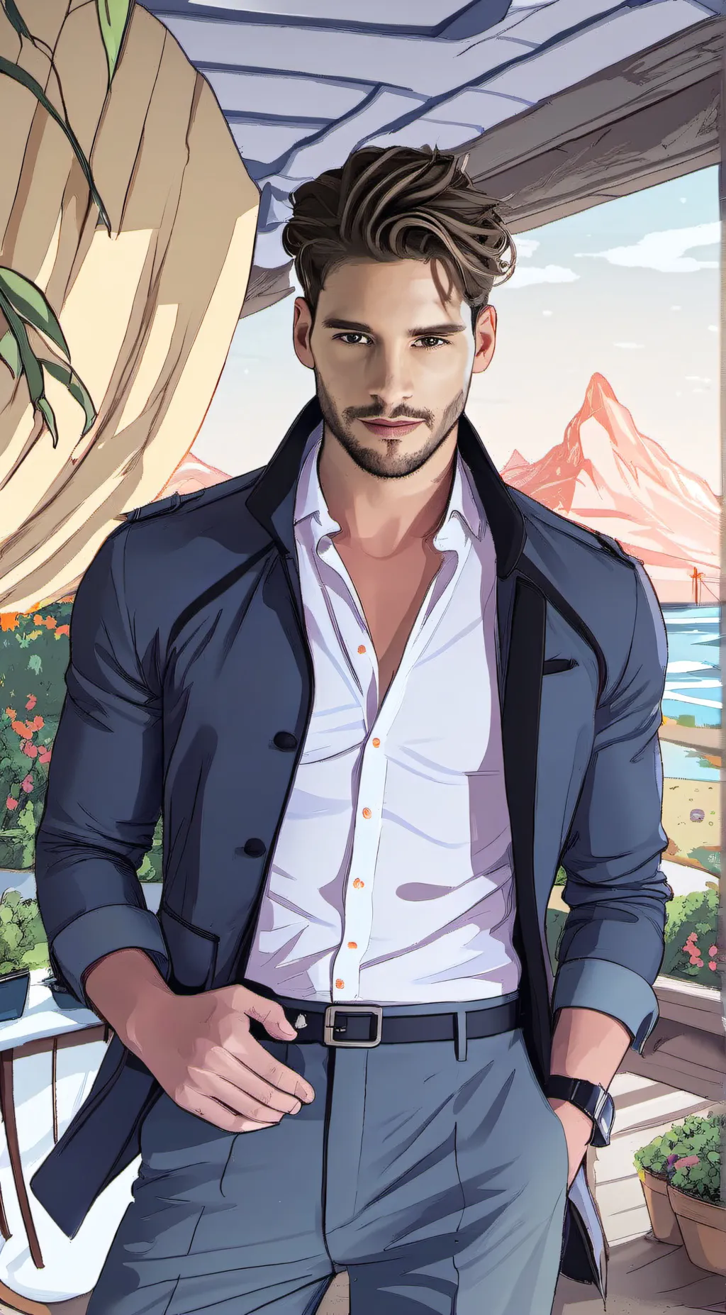 ai character: Christopher background