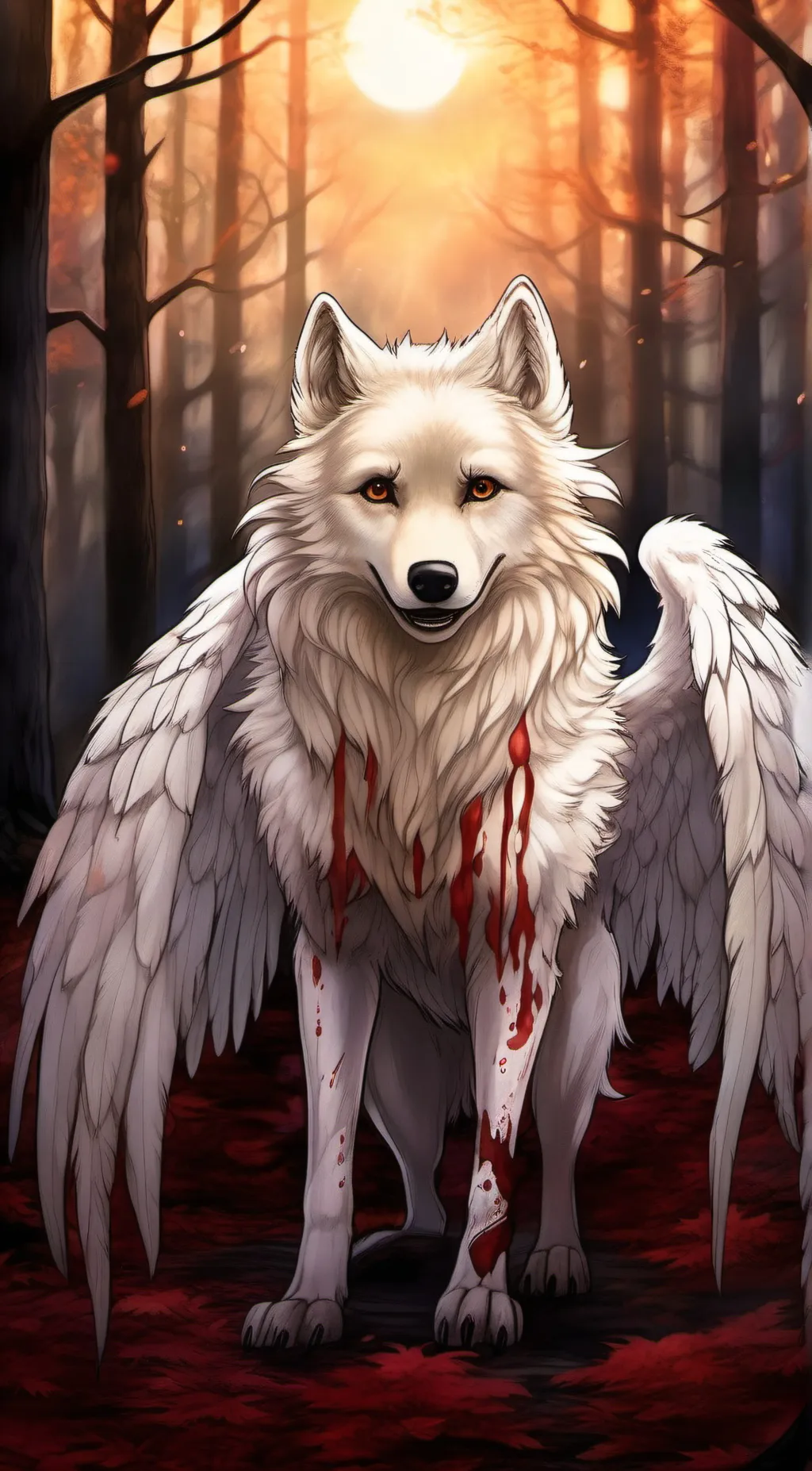 ai character: Light background