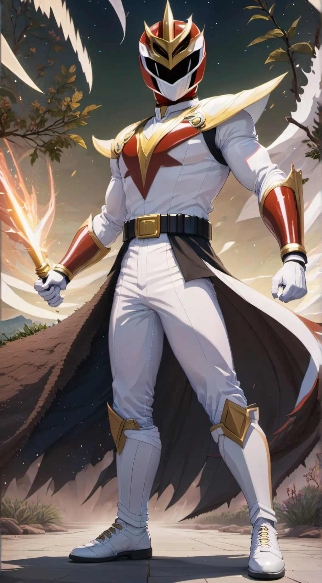 ai character: Dino Thunder White background
