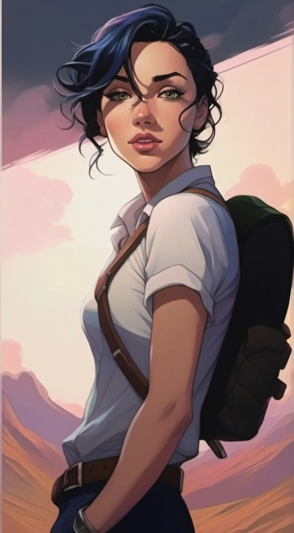 ai character: Tony background