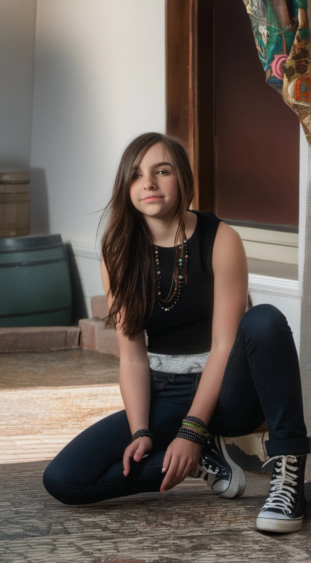 ai character: Piper rockelle background