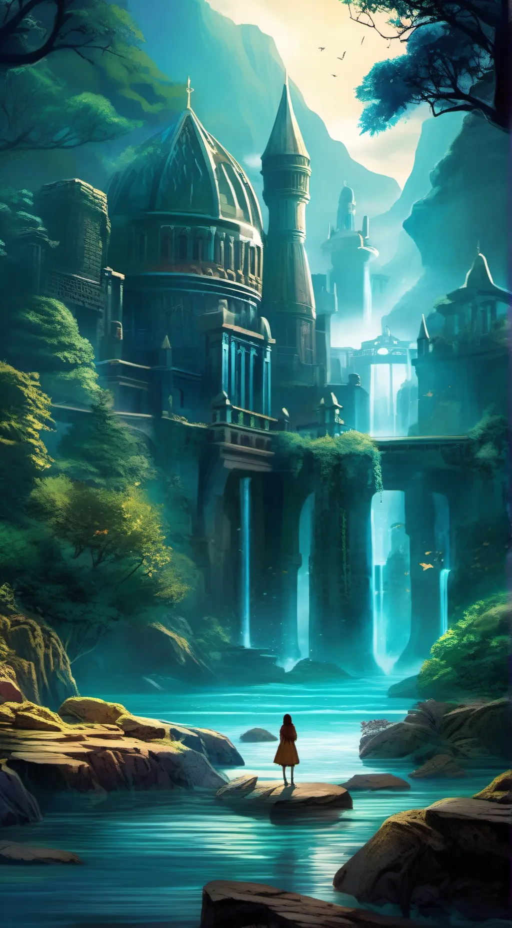 ai character: calm  background