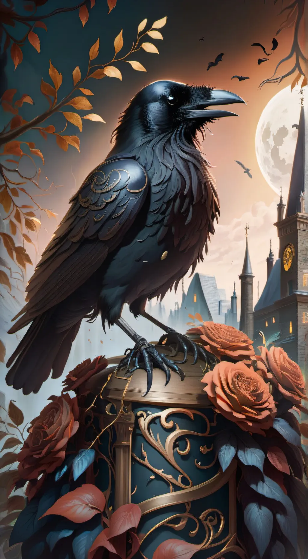 ai character: Raven background