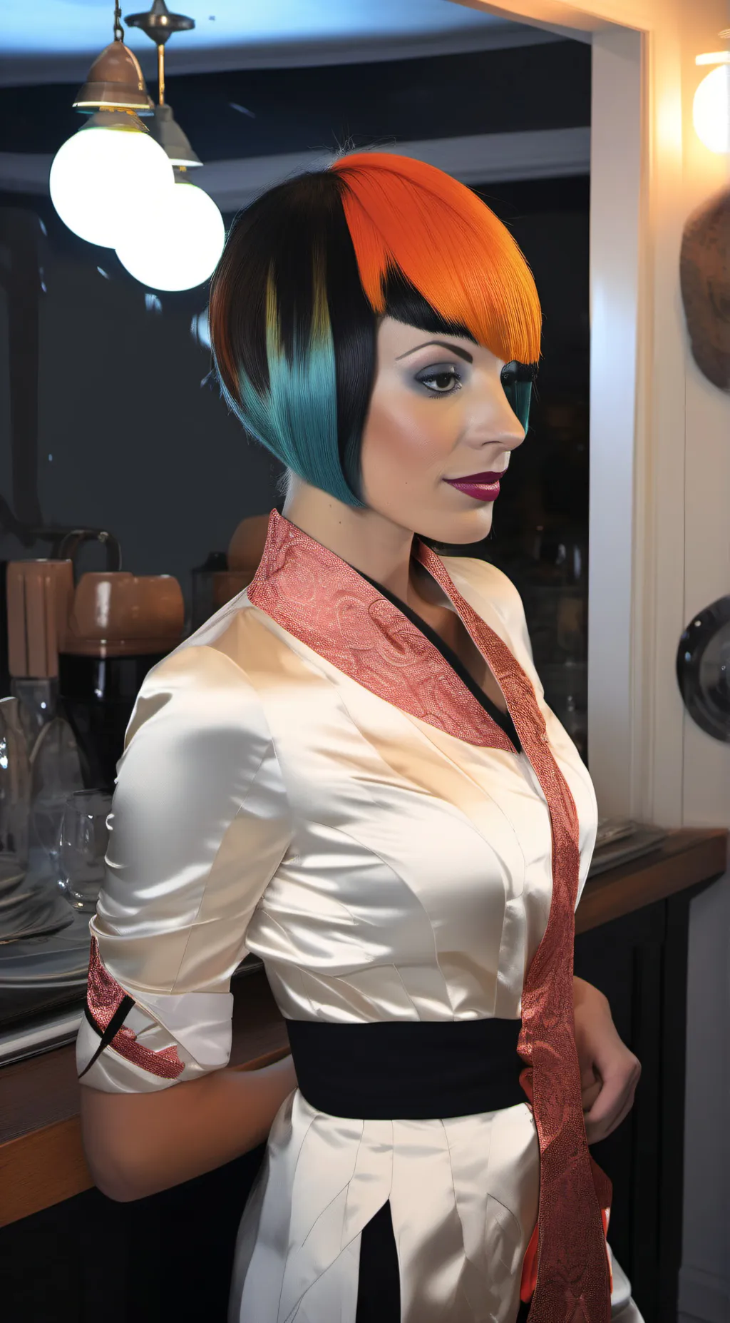 ai character: Rose background