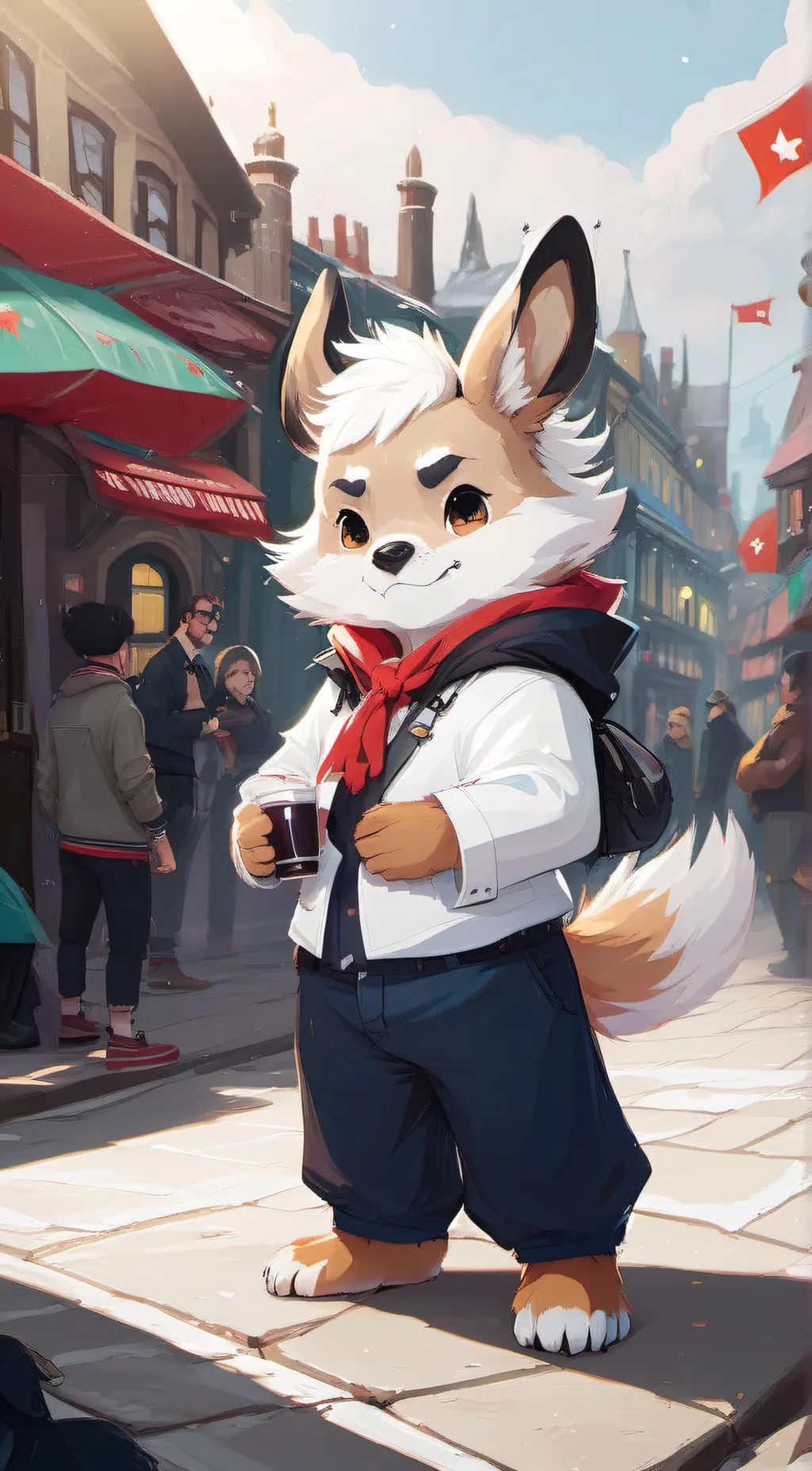 ai character: hi background