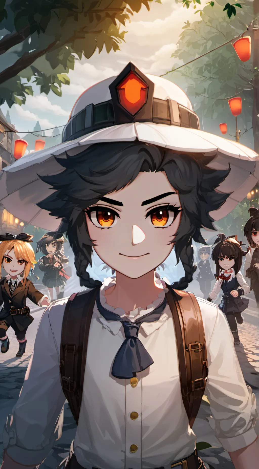 ai character: :3shasha background