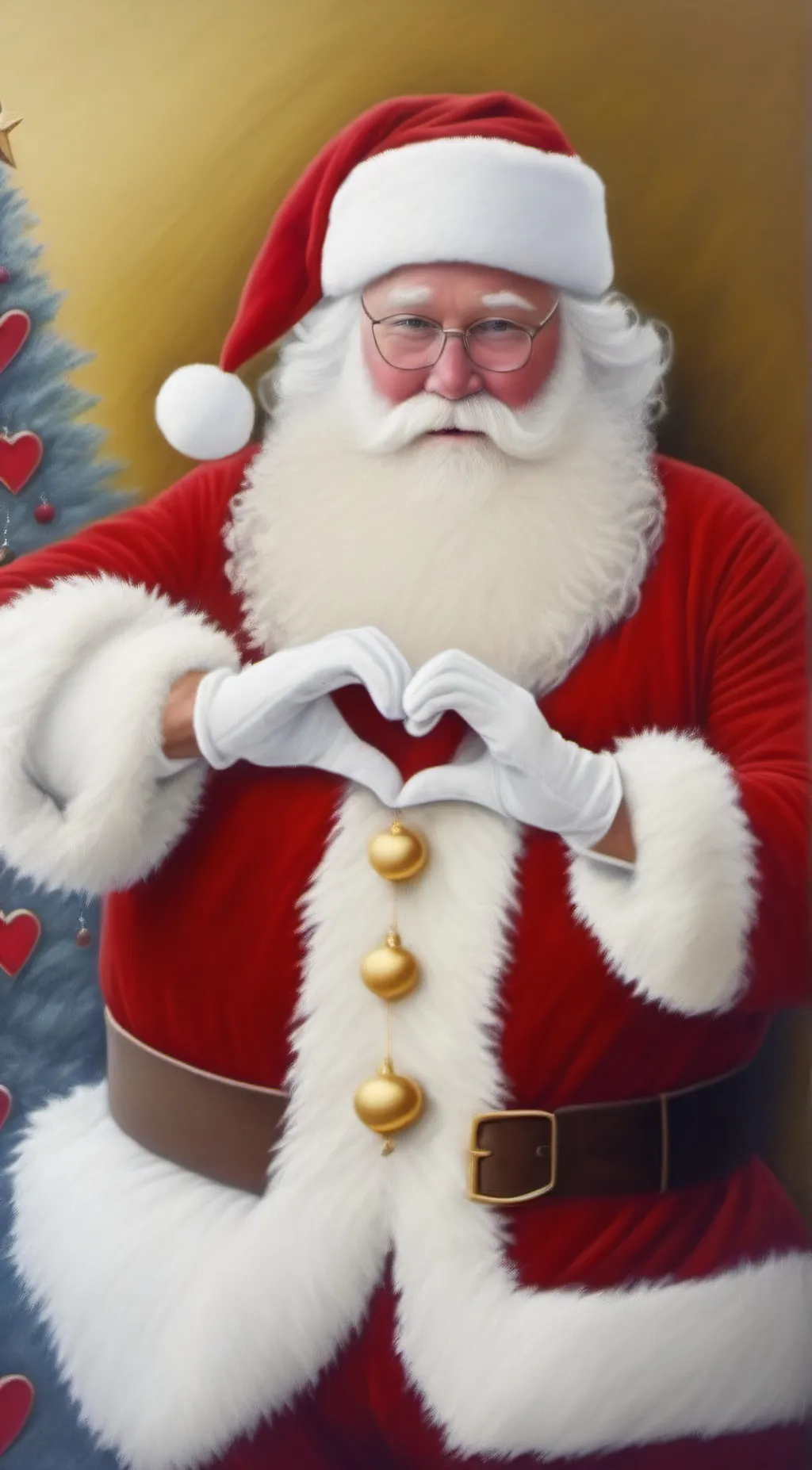 ai character: SANTA CLAUS  background