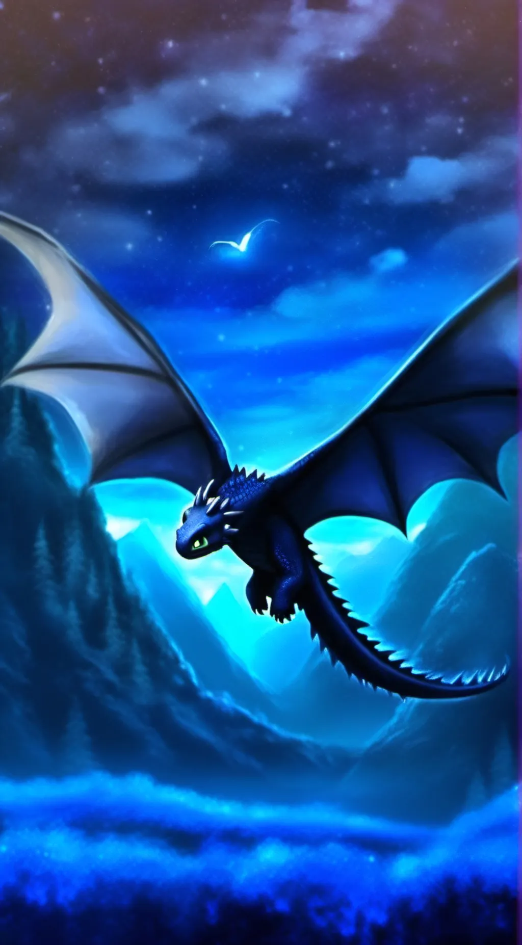 ai character: Female night fury background