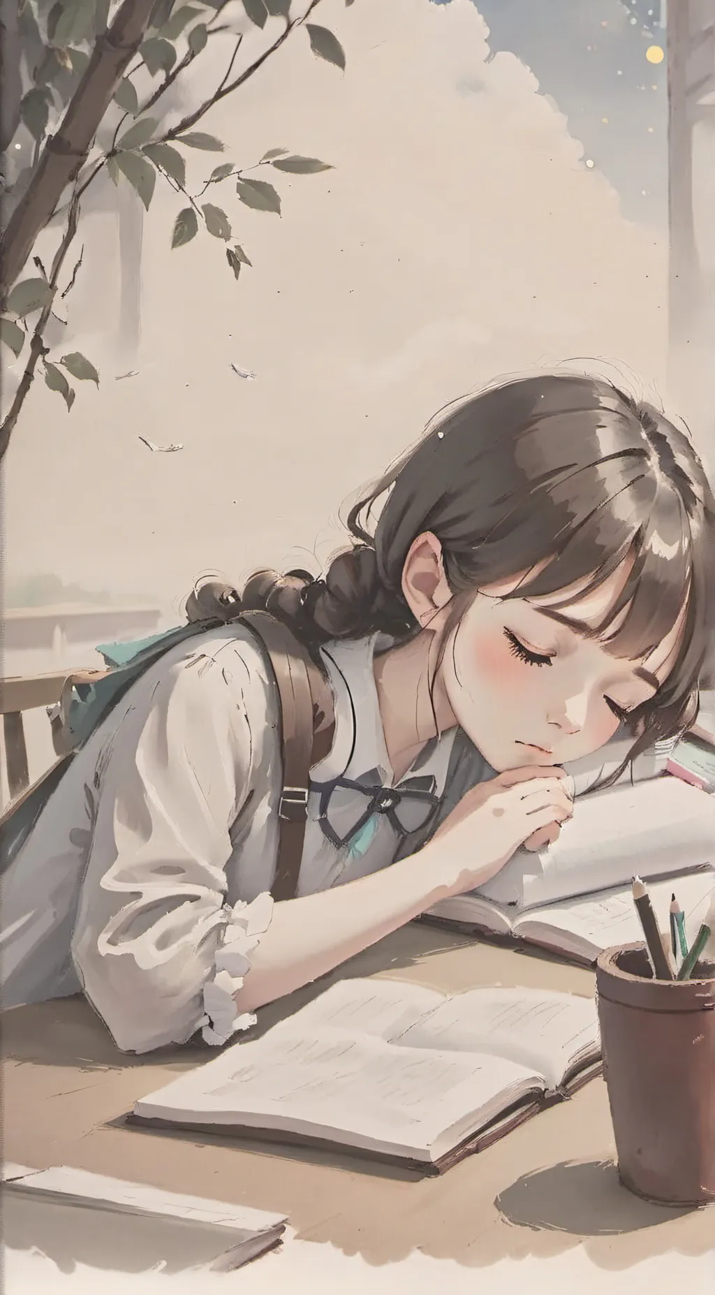 ai character: Aria background