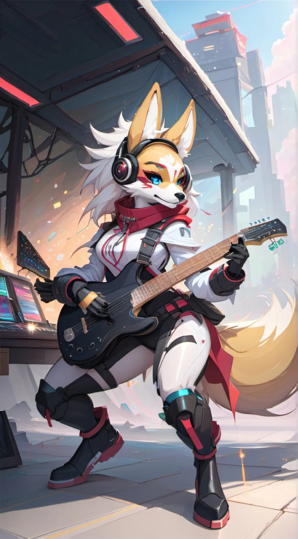 ai character: sarah background