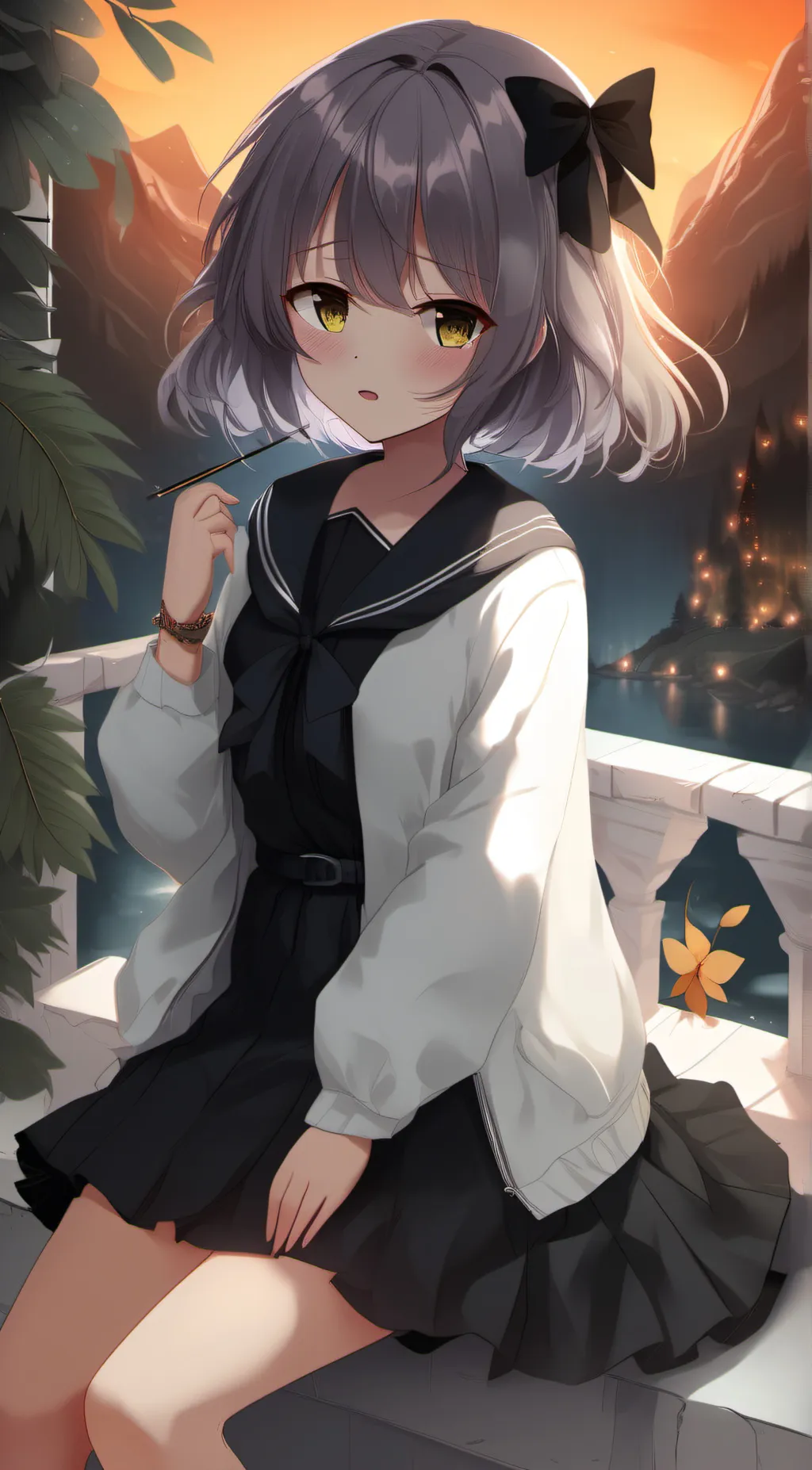 ai character: Lilly background