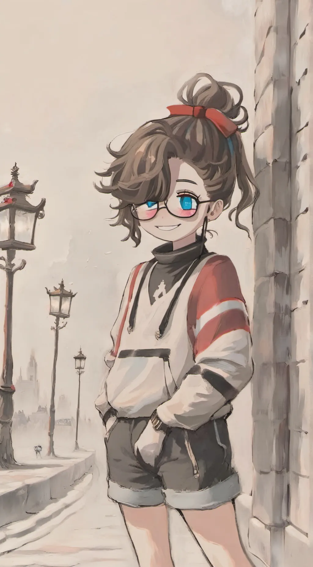 ai character: Zoey Adams  background