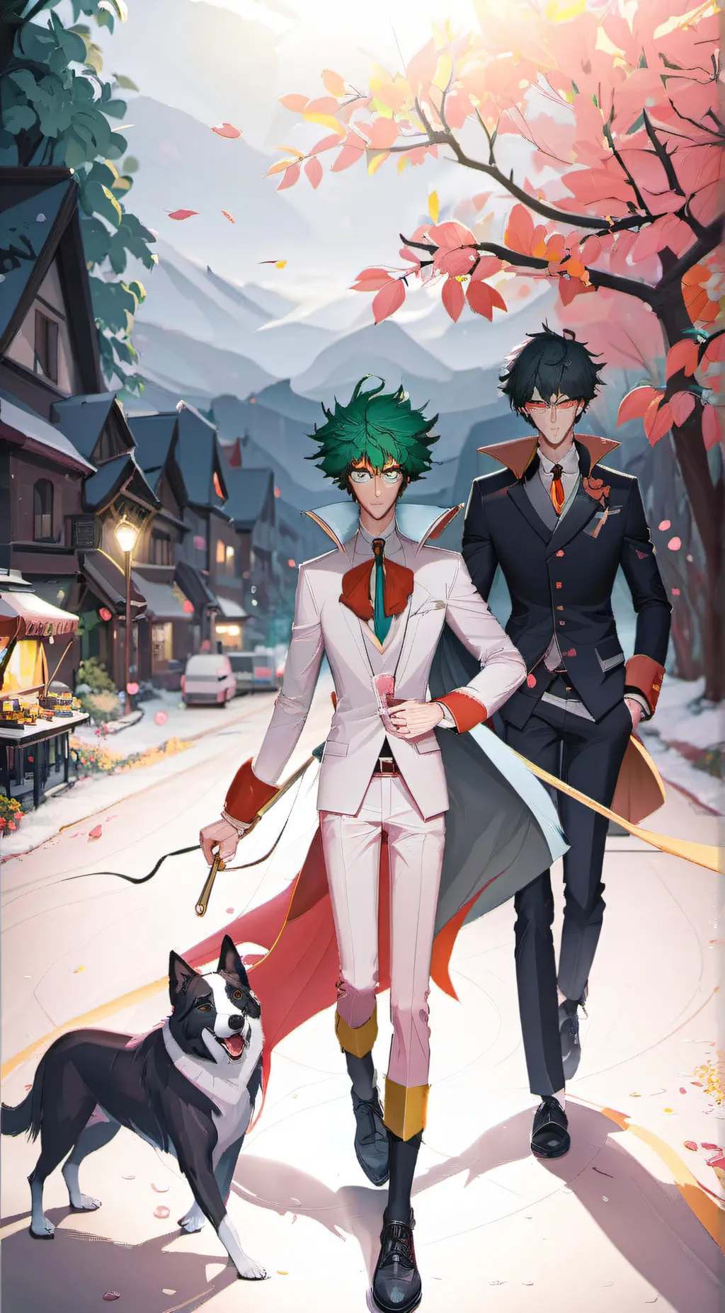 ai character: deku izuku background