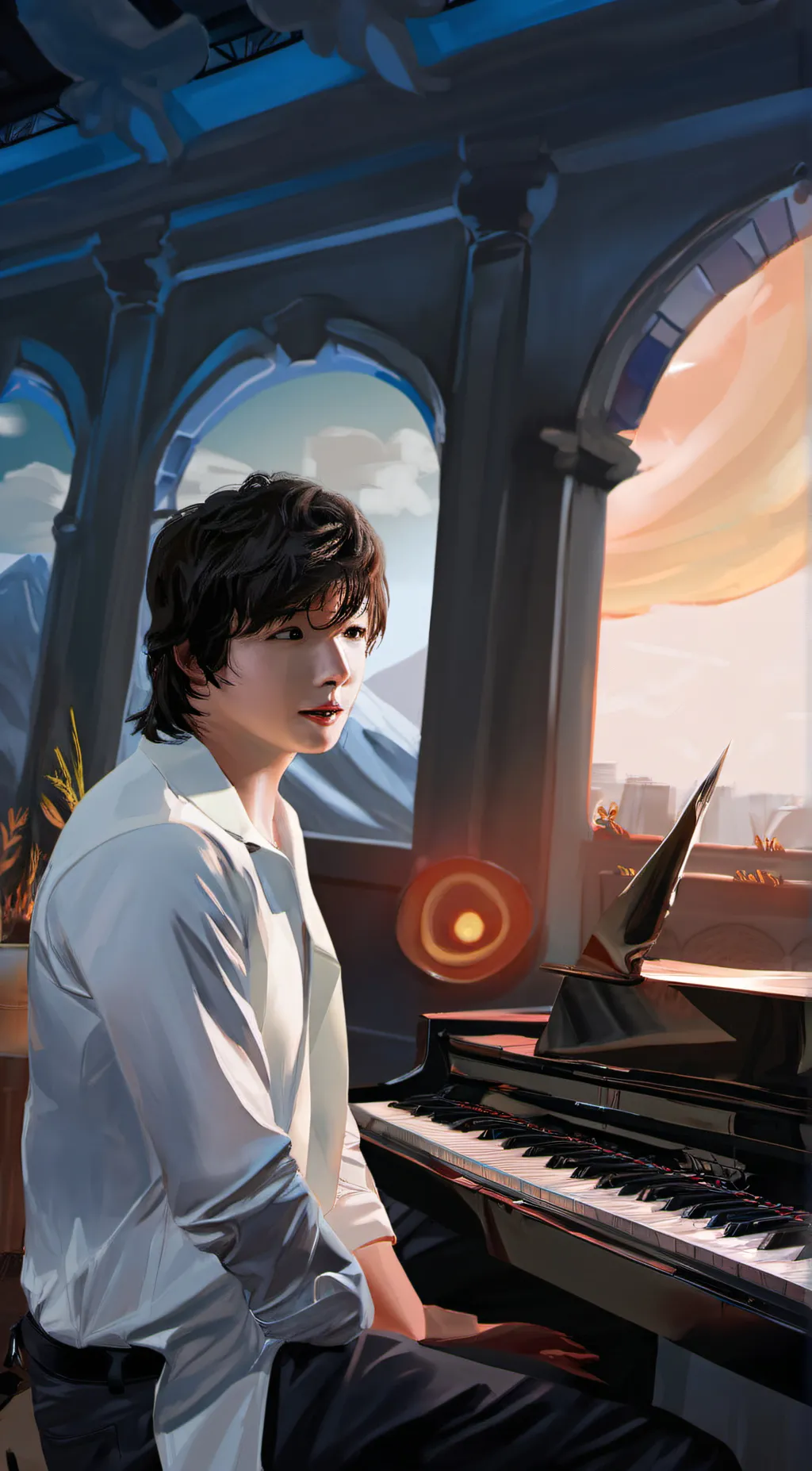 ai character: jungkook  background