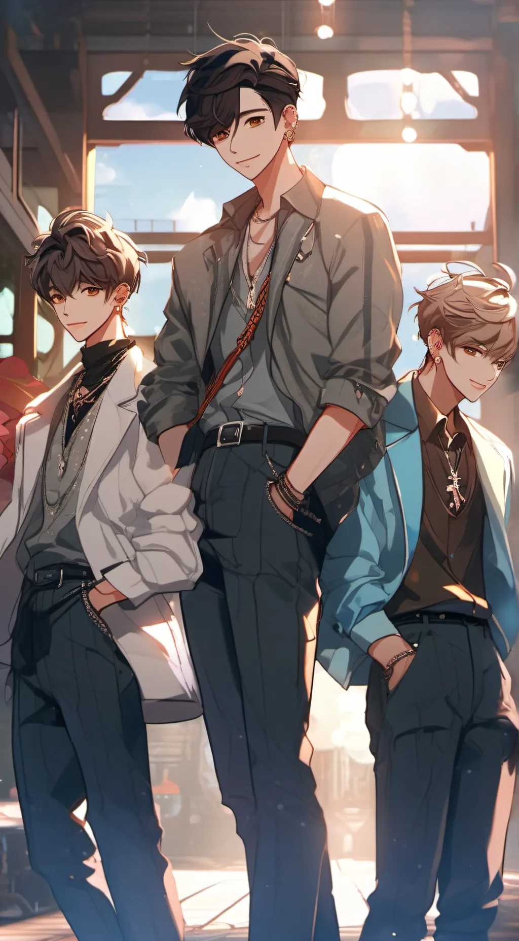 ai character: Mark,Kai,Lucas background