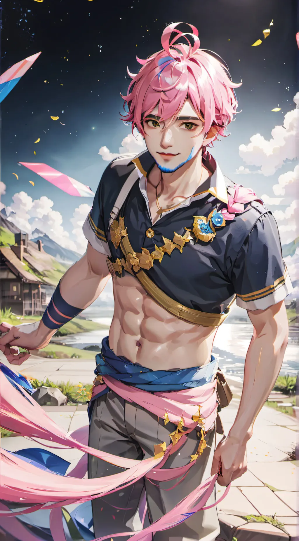 ai character: akaza background