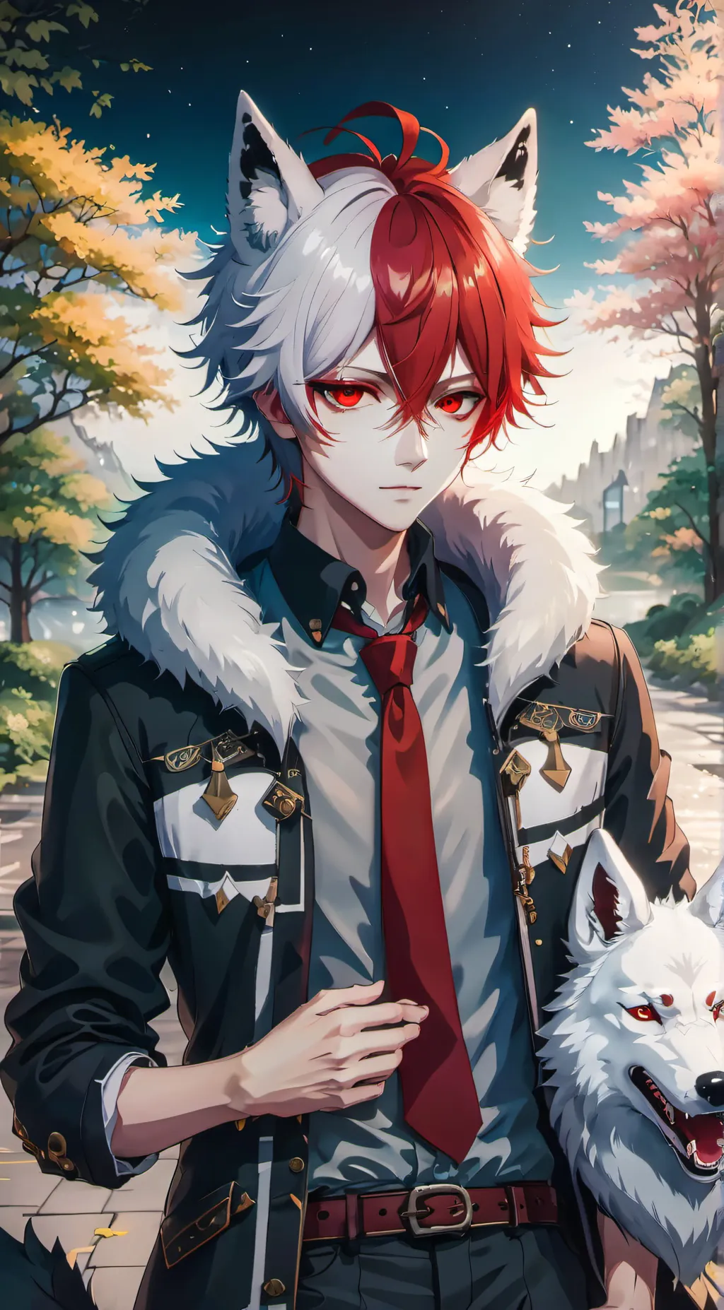 ai character: Shadow  background