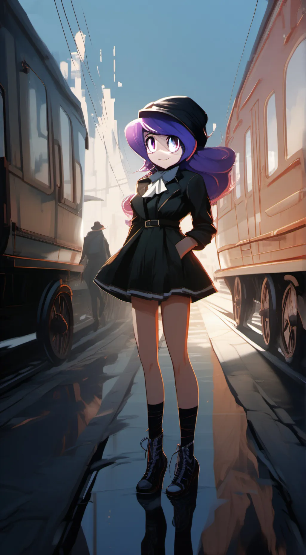 ai character: Uzi background