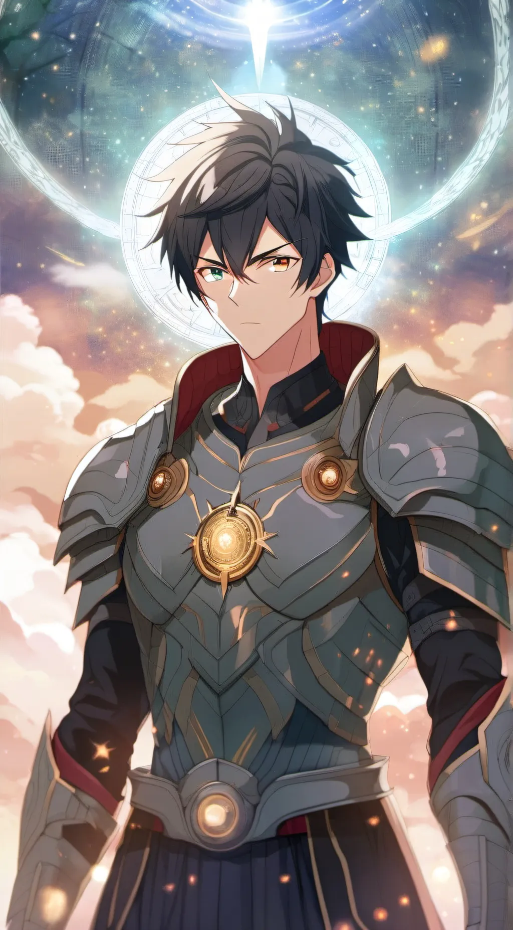 ai character: the god of space background