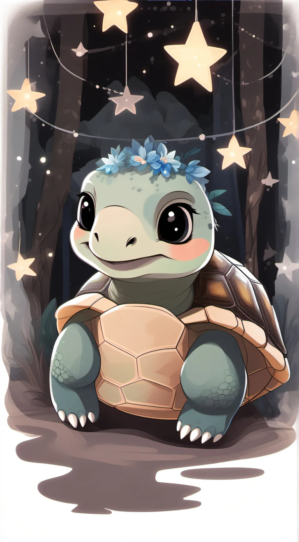 ai character: Zoe  the turtle background