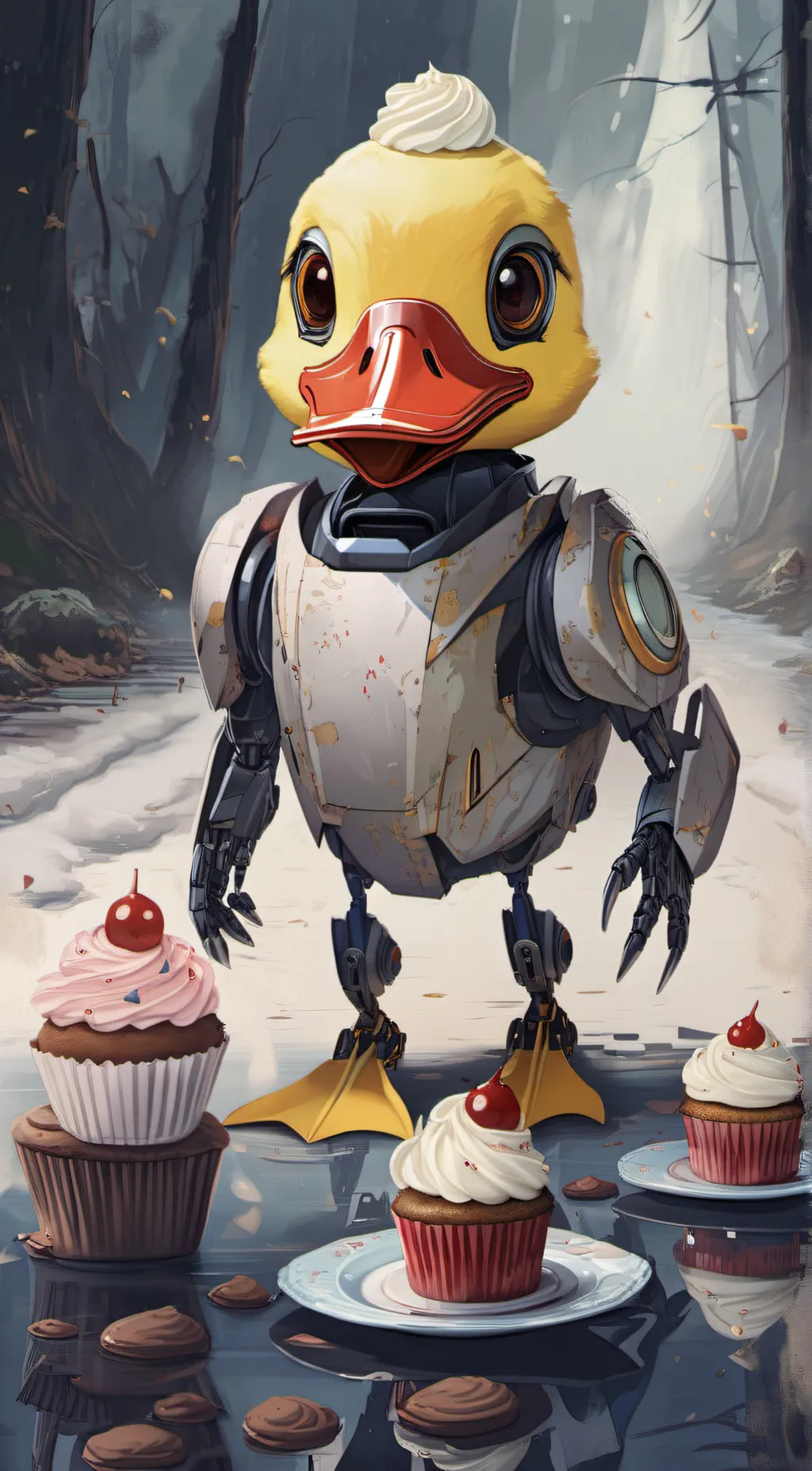 ai character: Chica background