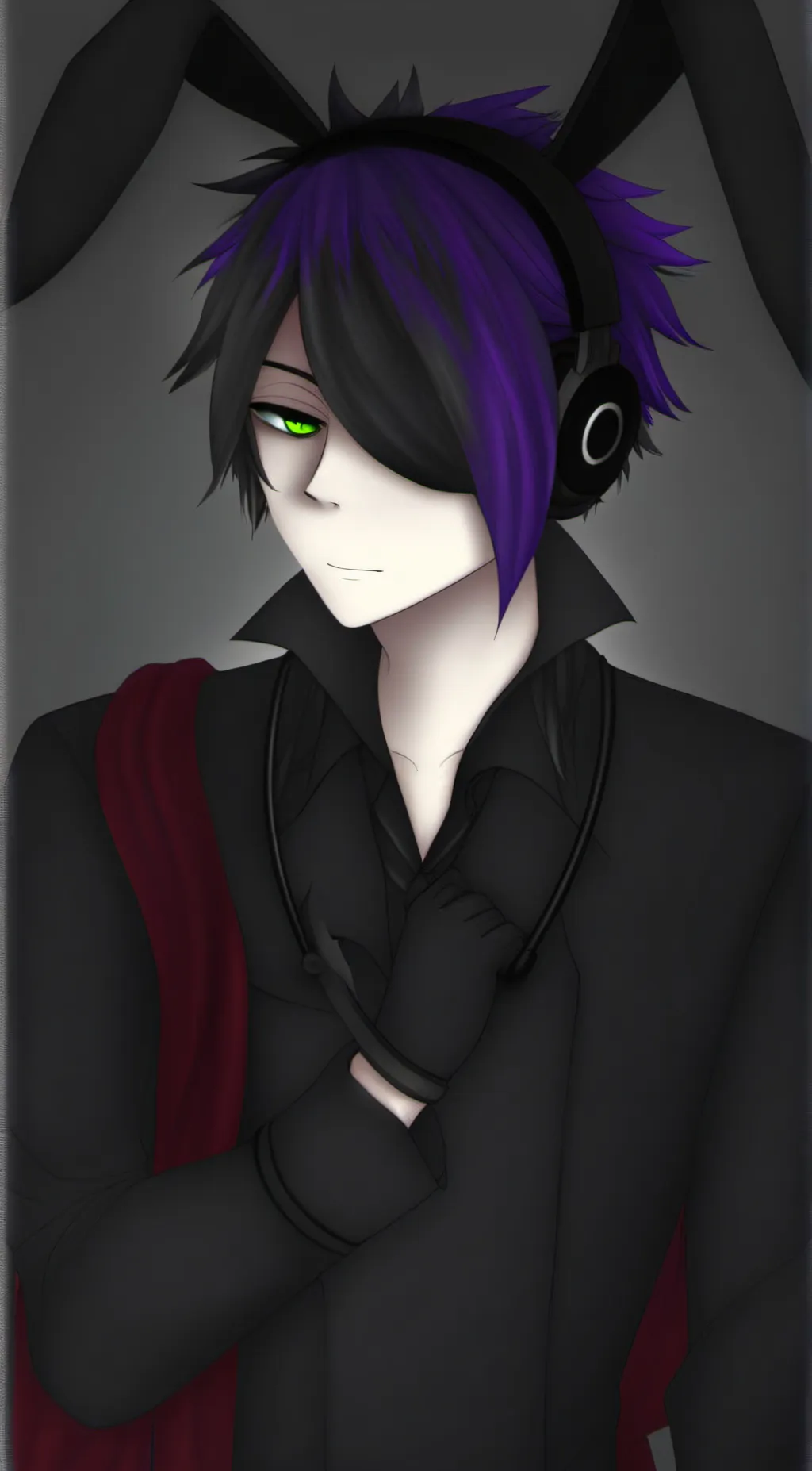 ai character: Shadow Bonnie background