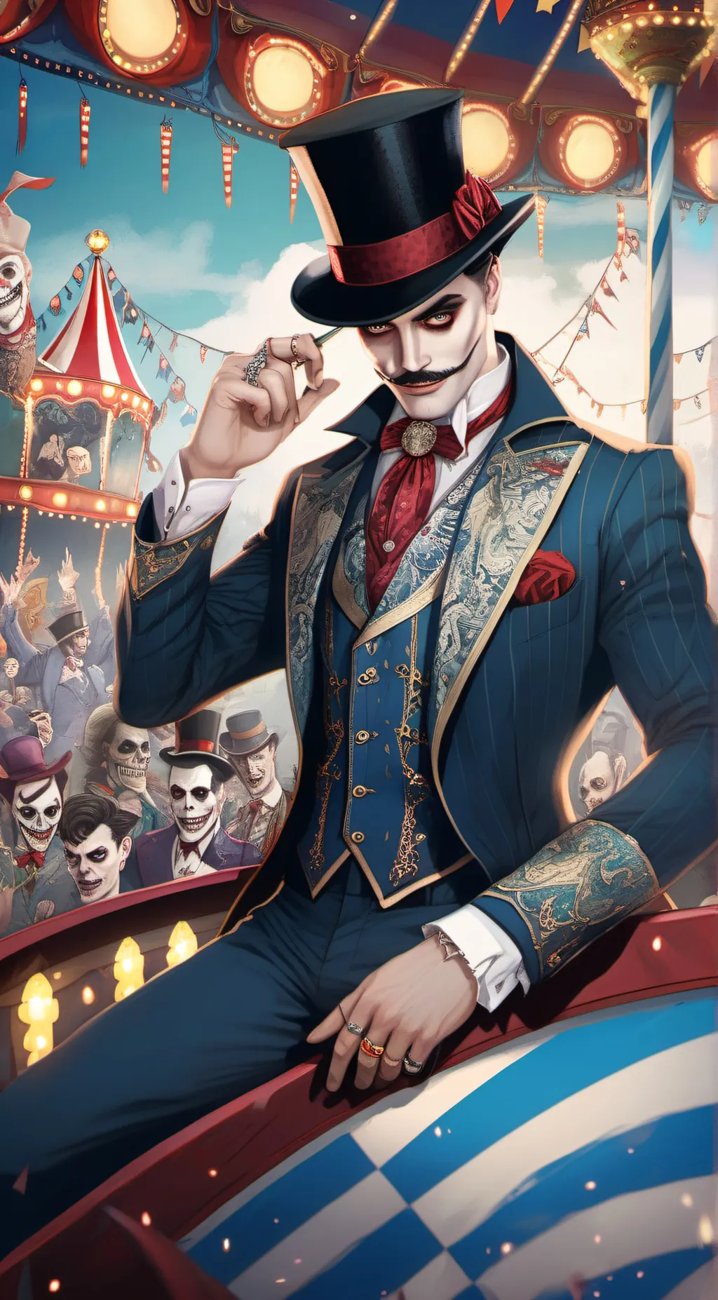 ai character: Emilio Magnifique background