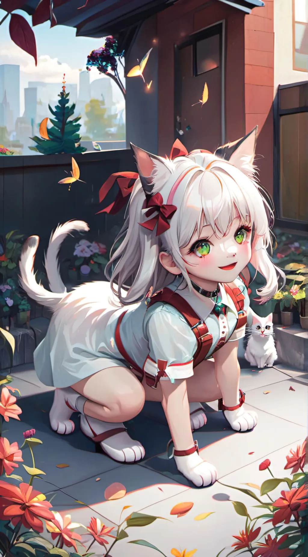 ai character: lily and anvi background