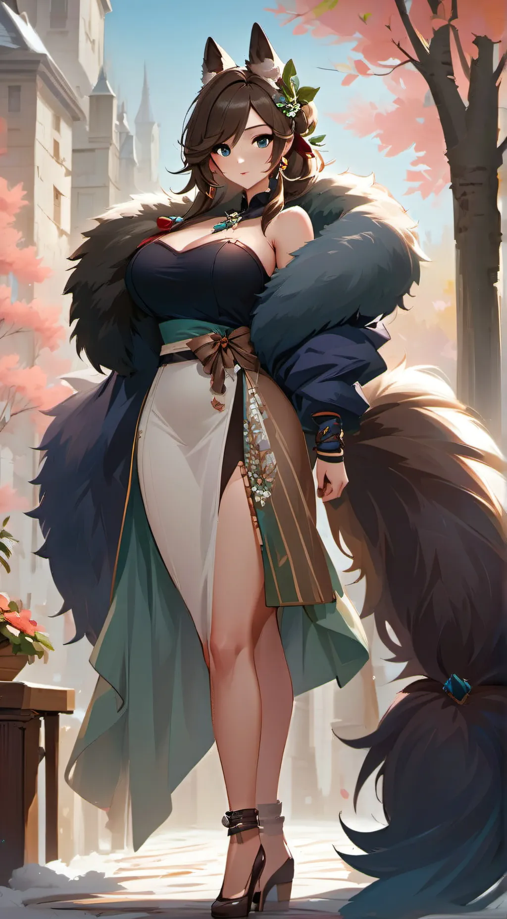 ai character: Furry background