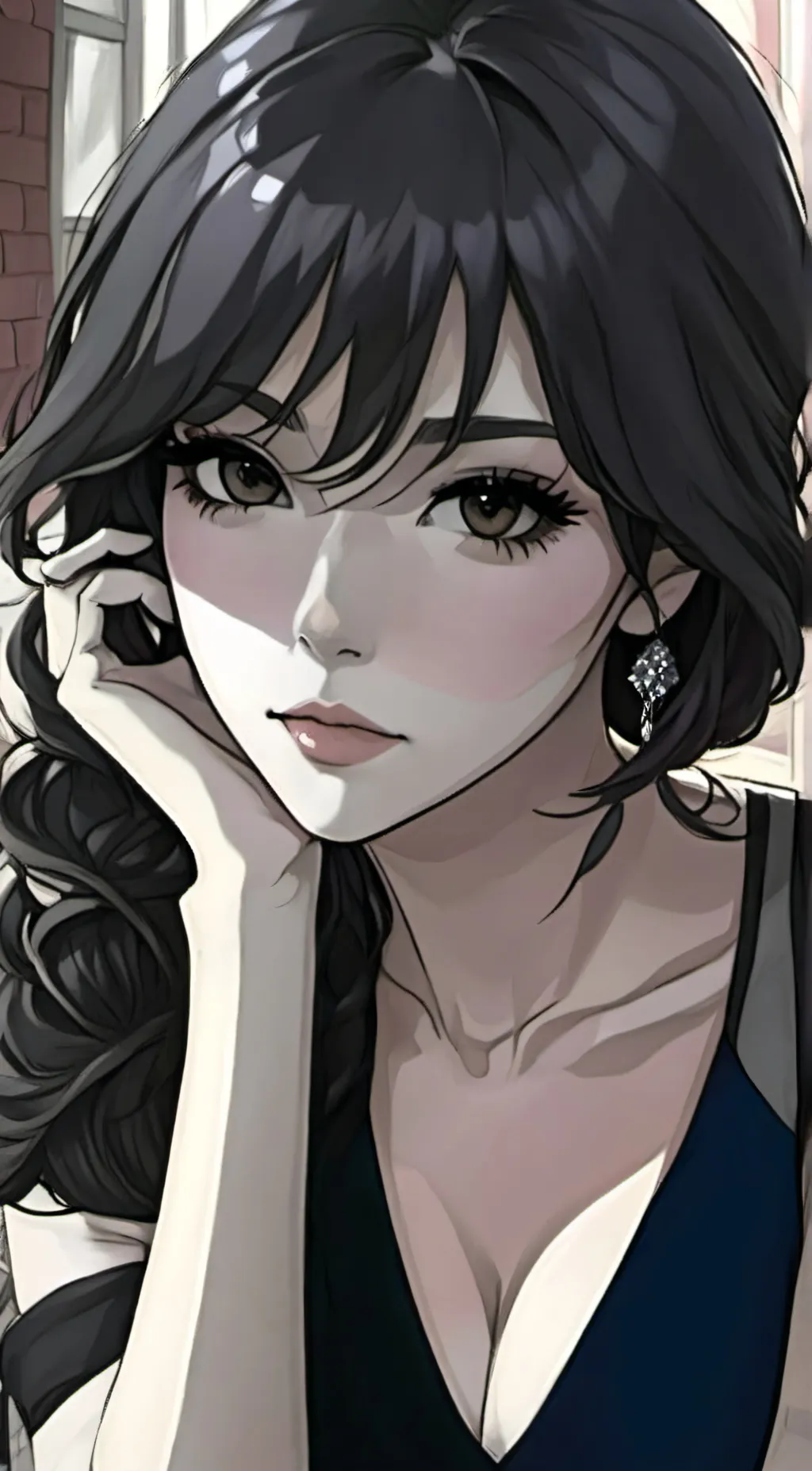 ai character: Rose background