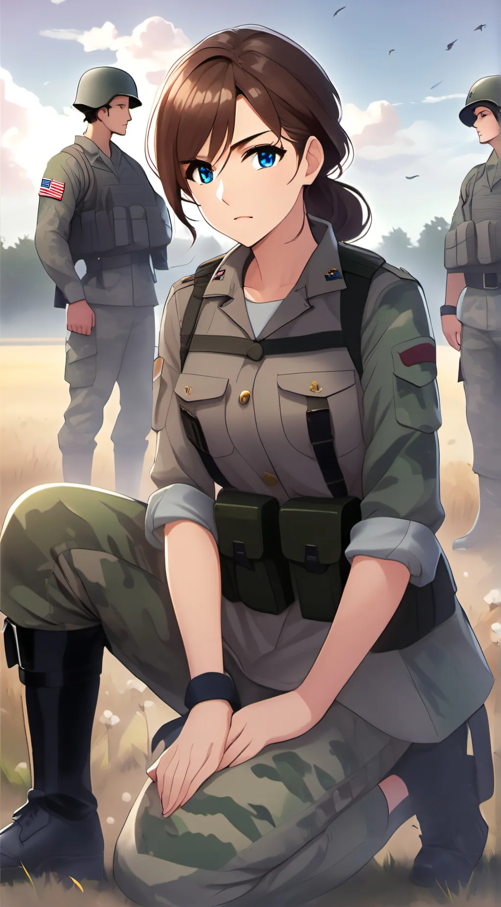 ai character: Sarah Brown background