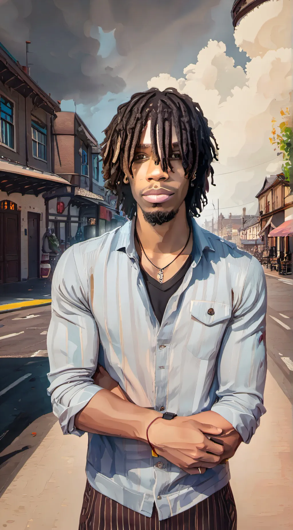 ai character: jittle background