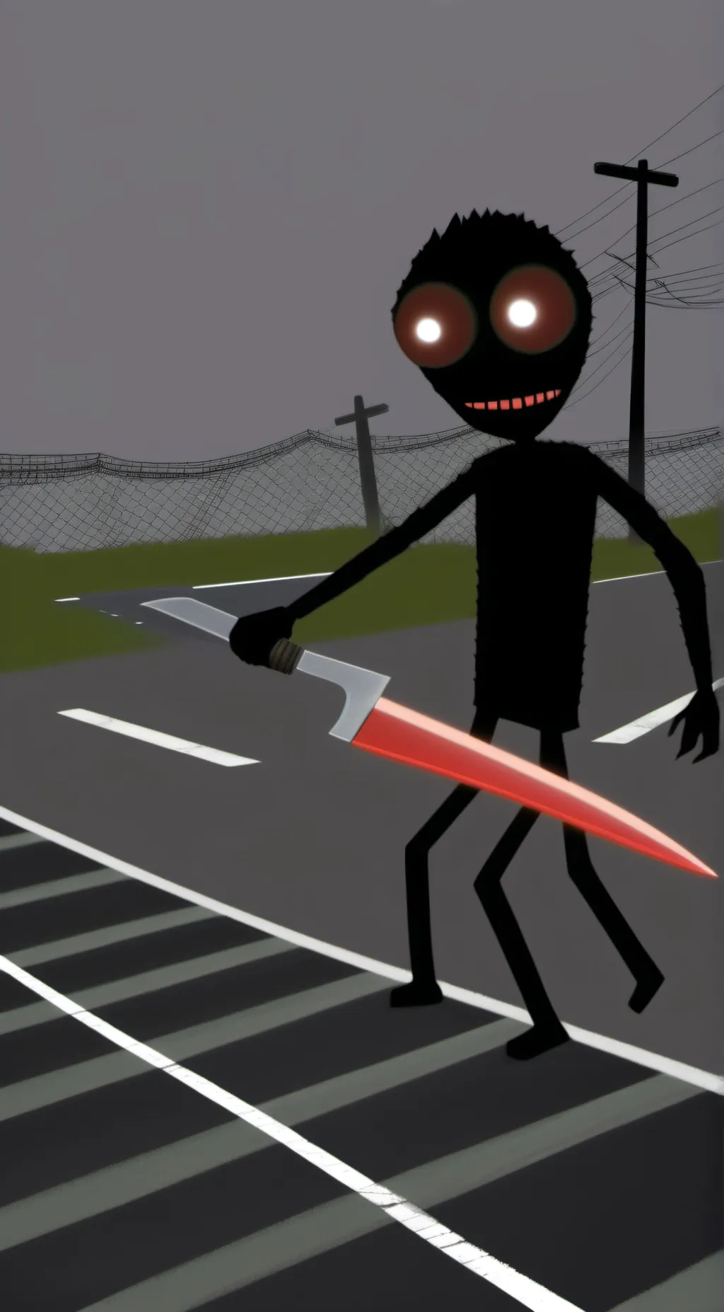 ai character: Night background