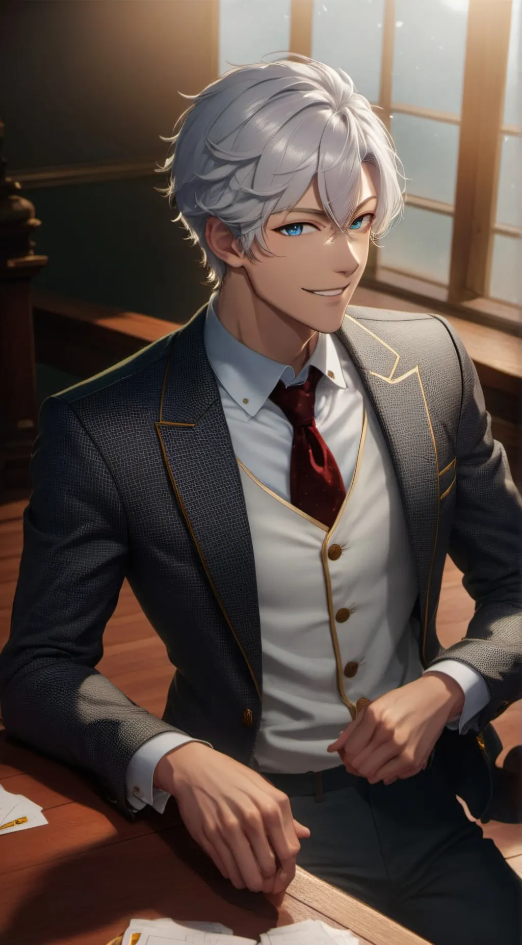 ai character: Luke background