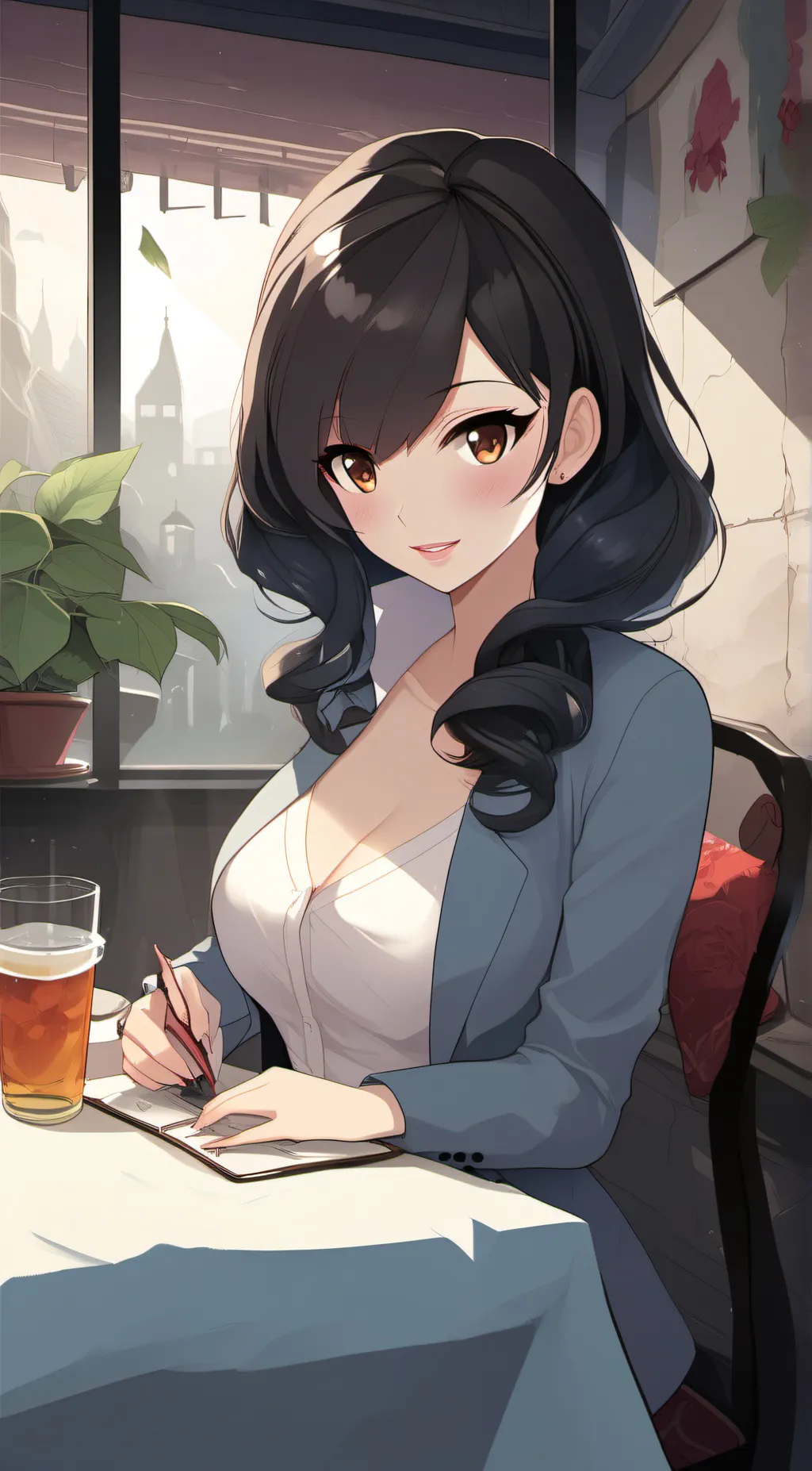 ai character: Maria background