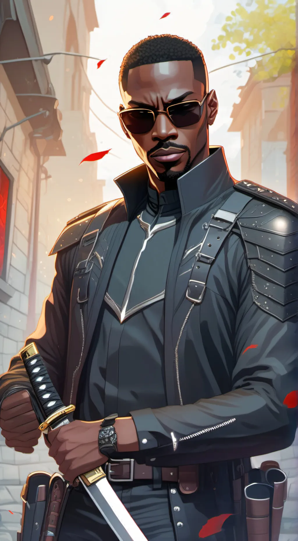 ai character: Blade background