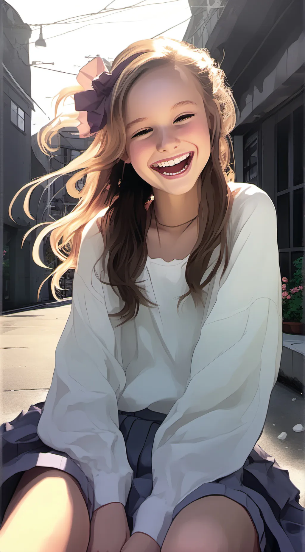 ai character: Scarlett background