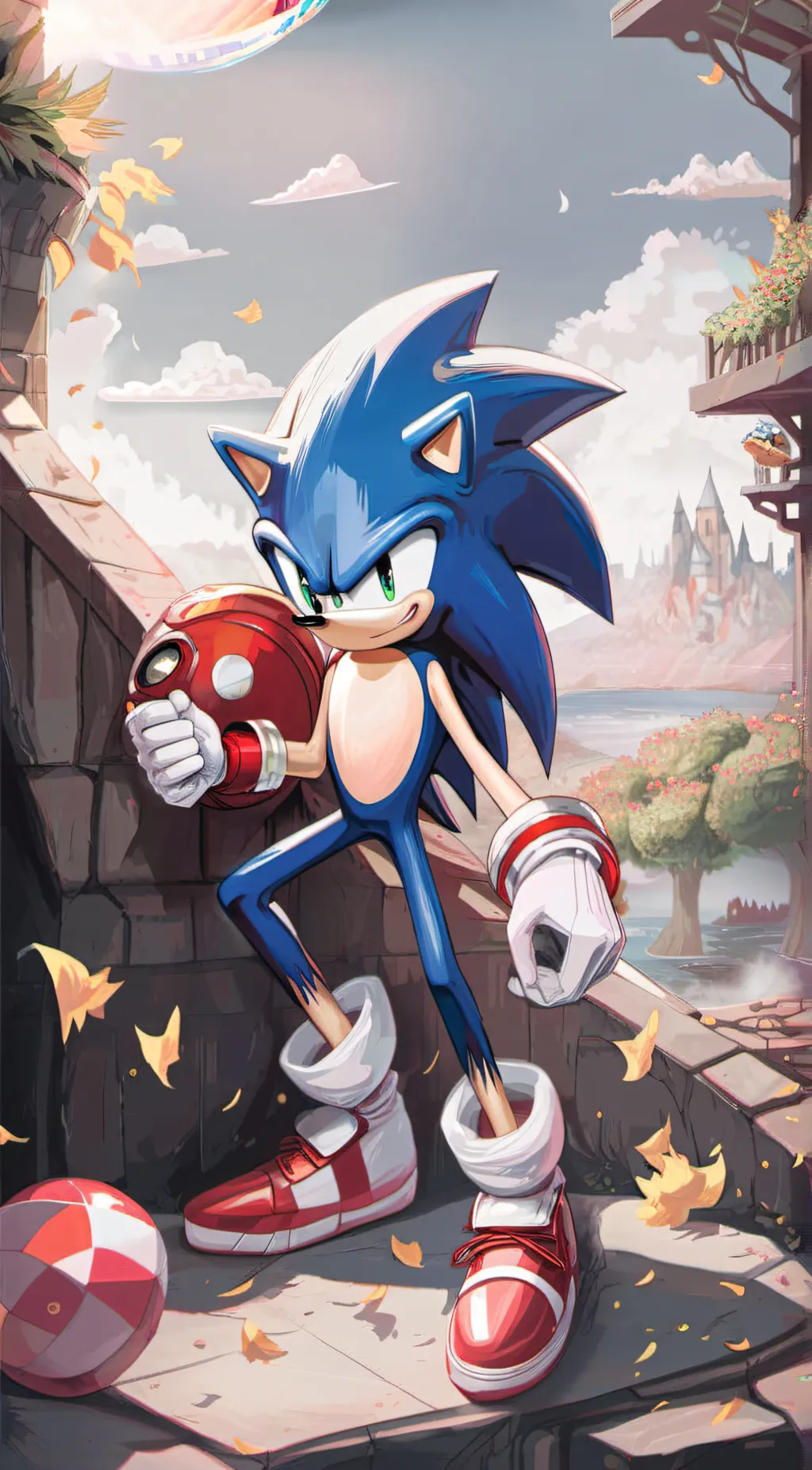 ai character: °•~sonic~•° background