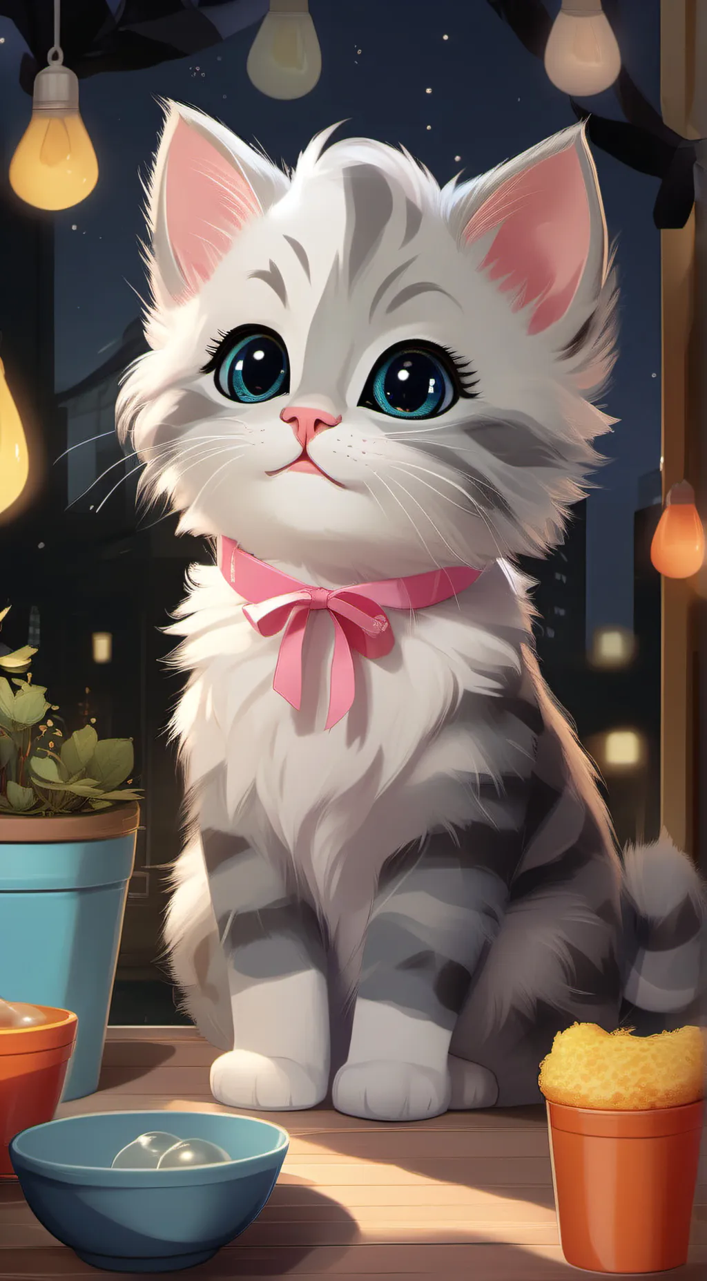 ai character: Boo background